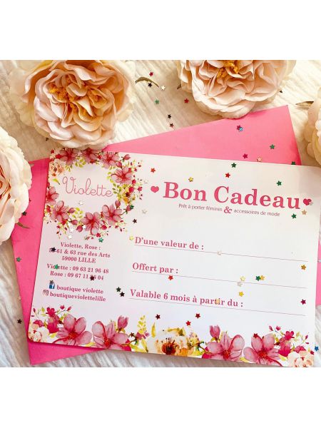 Carte cadeau Violette